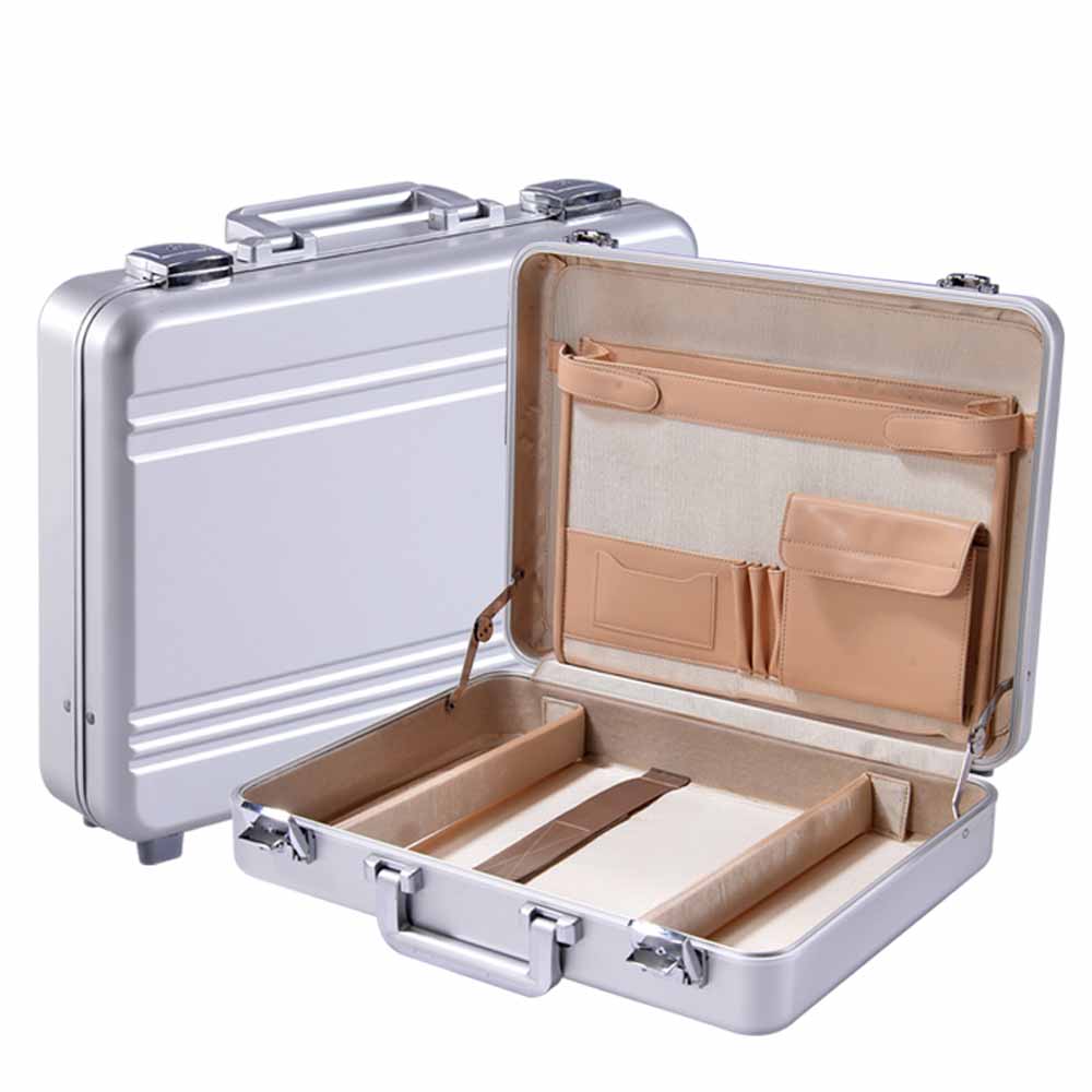 Molded Aluminum Notebook Attache Carrying Case, Magnesium Aluminum ...