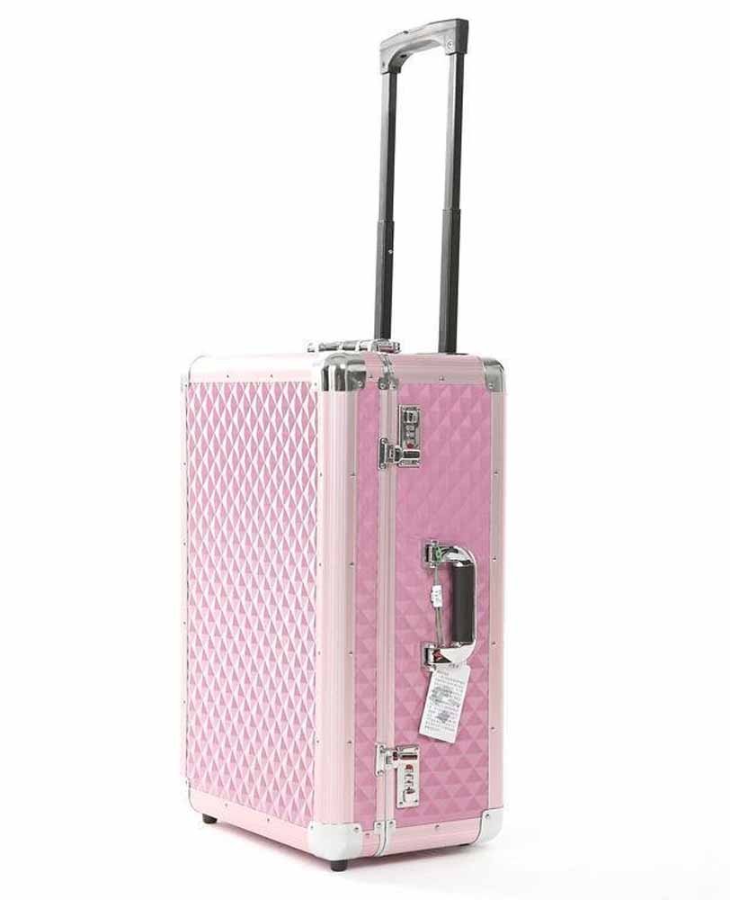 Pink Beauty Case With Trolley - MSACase MSACase