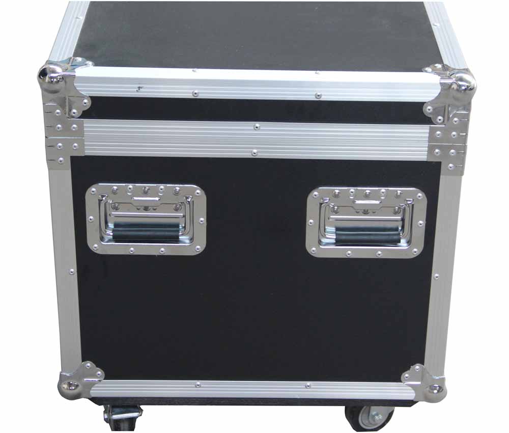 Black Flight Case For Carrying Equipment With Wheels - MSACase MSACase