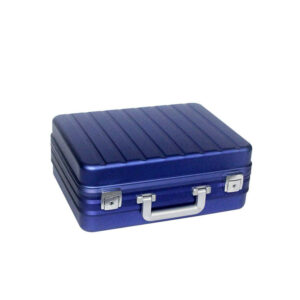 Customized Blue Aluminum Microscope Case